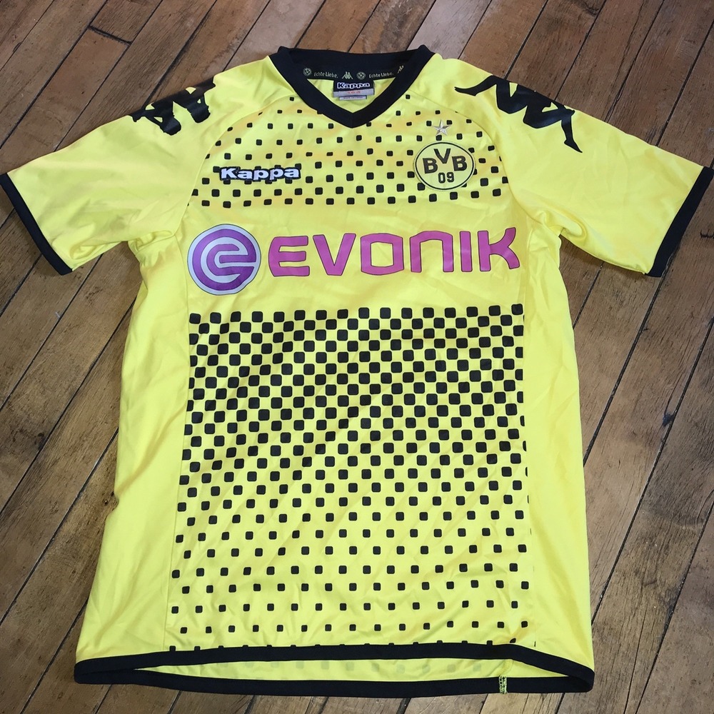 BVB Dortmund Youth 164 Yellow Jersey By Kappa